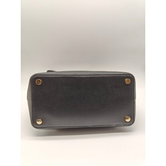 MICHAEL KORS Winston pebbled leather zip top women's large tote bag - BLACK - Picture 9 of 11